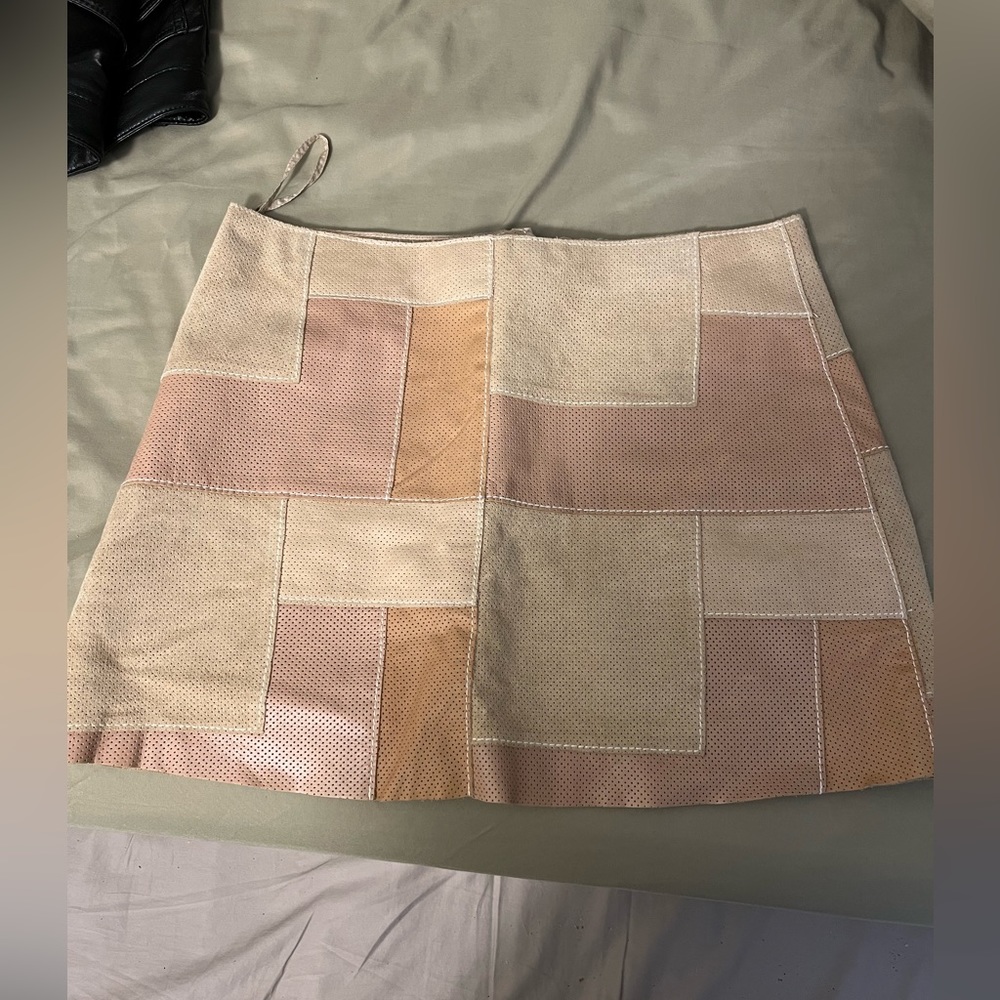 Michael Hogan Patchwork Skirt